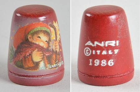 Ferrandiz Annual Thimble 1986-Long Journey - Boxed