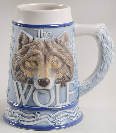 American Animal Stein The Gray Wolf - No Box