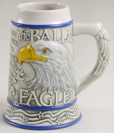 American Animal Stein The Bald Eagle  - With Box