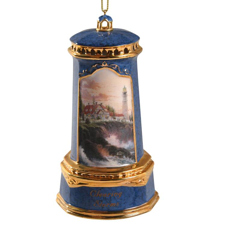 Thomas Kinkade Seaside Reflections Clearing Storms - No Box