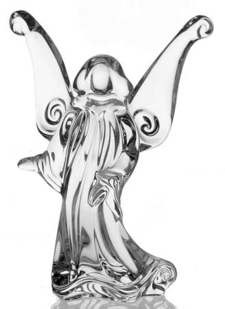 Baccarat Crystal Figurines Angel-Guardian-High Wings - Boxed