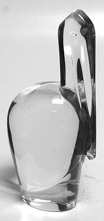 Baccarat Crystal Figurines Pelican-Clear - Bx361 With Box