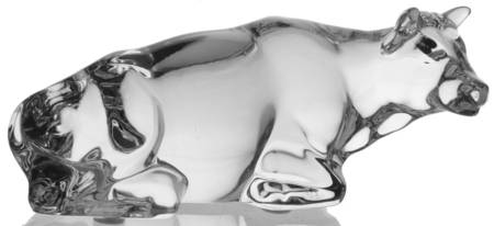 Baccarat Nativity Figurines Ox - Boxed