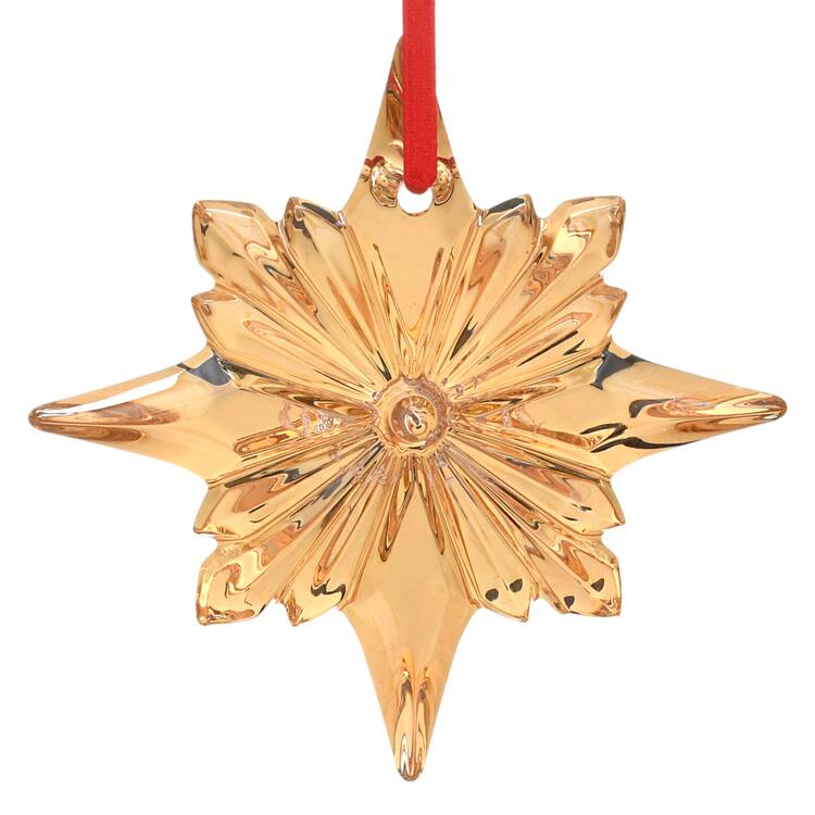 Baccarat Annual Ornament Noel Annual Ornament-Gold - No Box