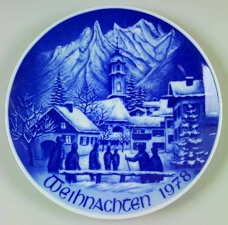 Christmas Plate Mittenwald - No Box