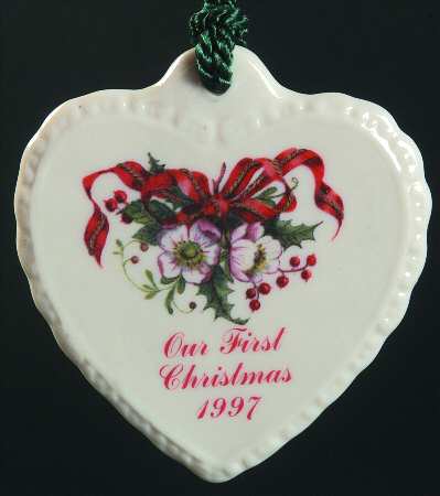 Our 1st Christmas 1997-Heart - No Box