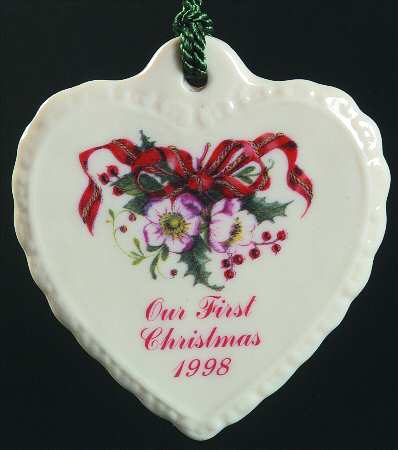 Our 1st Christmas 1998-Heart - Boxed