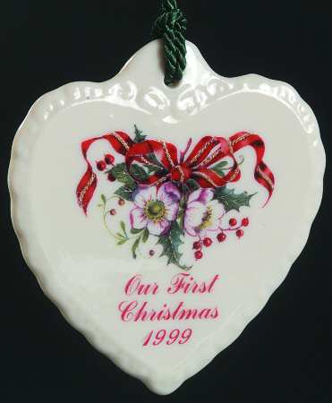 Our 1st Christmas 1999-Heart - No Box