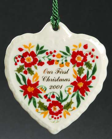 Our 1st Christmas 2001-Heart - No Box