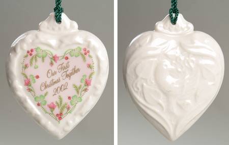 Our 1st Christmas 2002-Heart - No Box