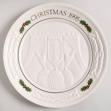 Christmas Plates Series #2 by Belleek Pottery (Ireland)