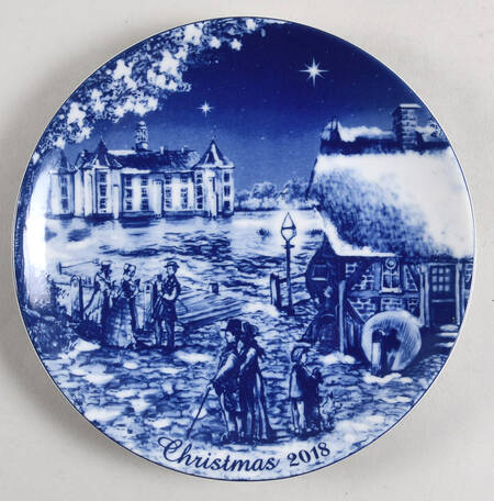 German Christmas Plates 2018 Christmas Plate - English - No Box