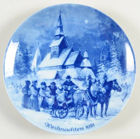 German Christmas Plates Christmas In Hahnenklee-German Version - Boxed