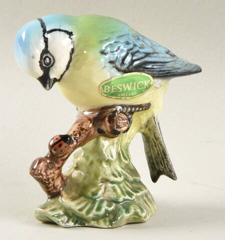Beswick Figurine Blue Tit-Blue Green - With Box 87a