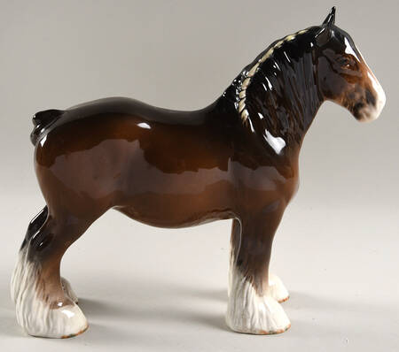 Beswick Figurine Shire Mare Brown - No Box