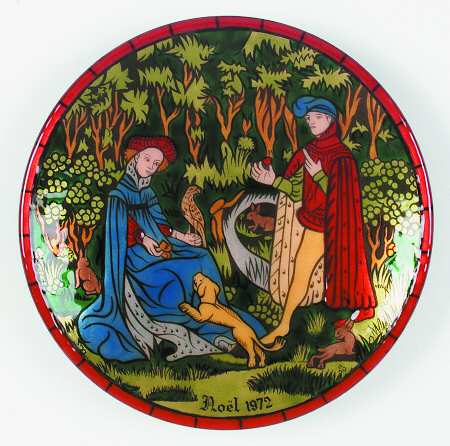 Jean-Paul Loup Christmas Plates  Noel - Boxed