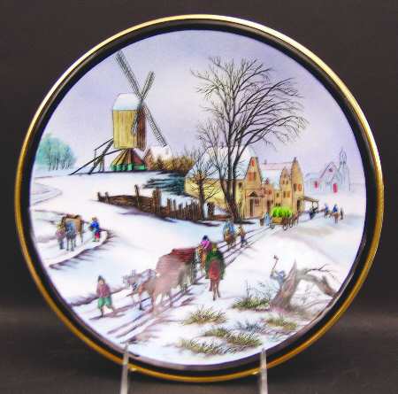 Jean-Paul Loup Christmas Plates  Noel - No Box