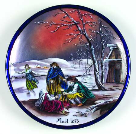Jean-Paul Loup Christmas Plates  Noel - No Box