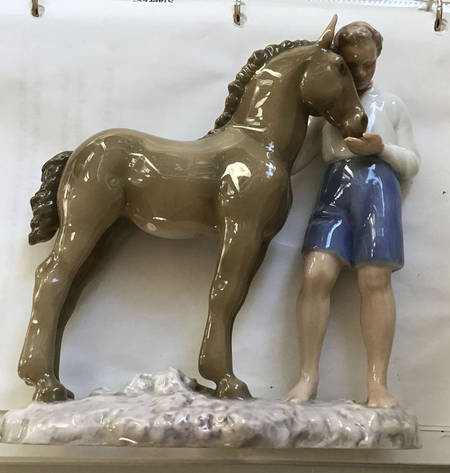 Children with Animals Boy With Foal - No Box