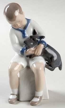 Children with Animals Boy With Scottie - No Box