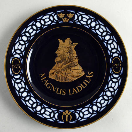 Swedish Kings Plates Magnus Ladulas - Boxed