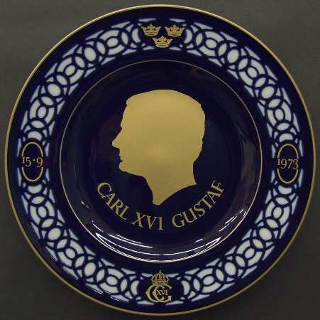 Swedish Kings Plates Carl Xvi Gustaf - No Box