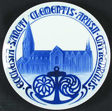 Commemorative Plates Aarhus Cathedral - No Box