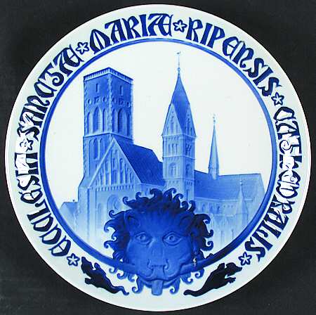 Commemorative Plates Ribe Cathedral - No Box