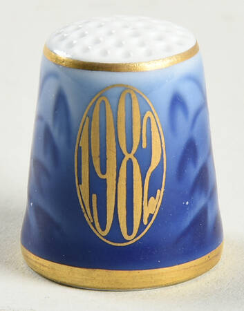 Bing & Grondahl Annual Thimble 1982 Annual Thimble - No Box
