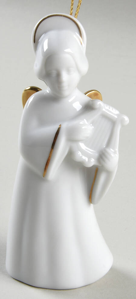 Heavenly Angels Angel With Harp - No Box