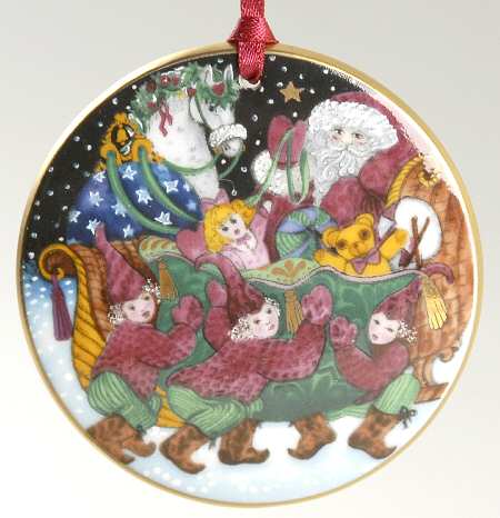 Santa Claus Santa In The Sleigh - Boxed