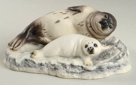 Boehm Animals Harbor Seal & Pup - No Box