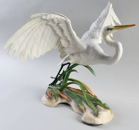 Boehm Birds Great Egret-Audubon Society - No Box