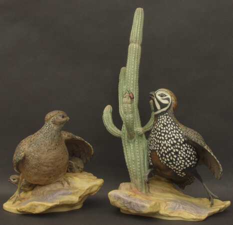 Boehm Birds Mearns Quail-Pair - No Box