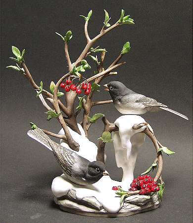 Boehm Birds Slate Colored Juncos - No Box