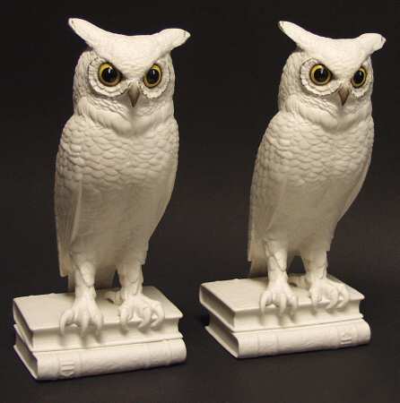 Boehm Birds Owl Bookends-Pair - No Box