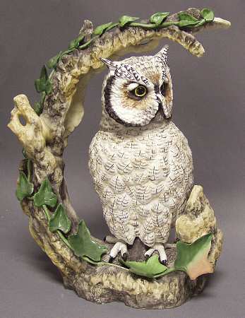 Boehm Birds White Faced Scops Owl - No Box