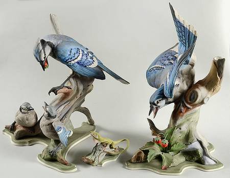Boehm Birds Blue Jays-Set Of 3 - No Box