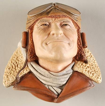 Character Head Plaques Aviator - No Box