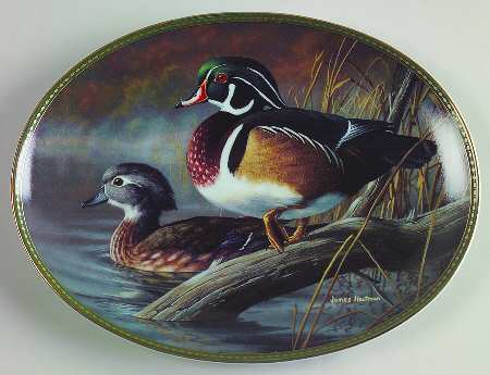 Classic Waterfowl Wood Ducks: Misty Retreat - No Box