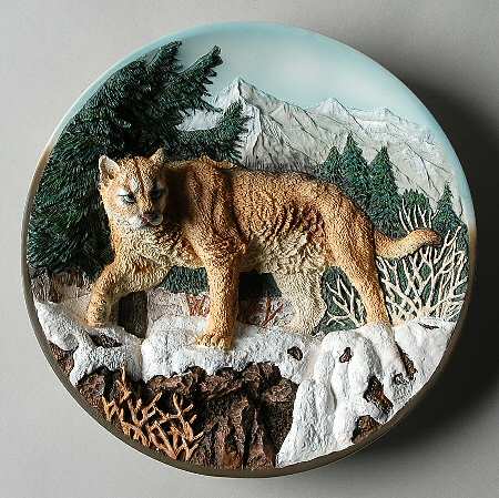Fierce &amp; Free:Big Cats by Bradford Exchange