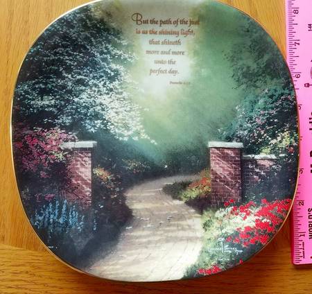 Heaven on Earth By Thomas Kinkade But The Path Of The Just - Boxed