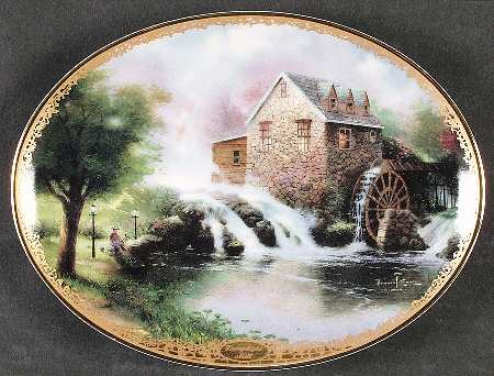 Lamplight Village-Oval Lamplight Mill - No Box