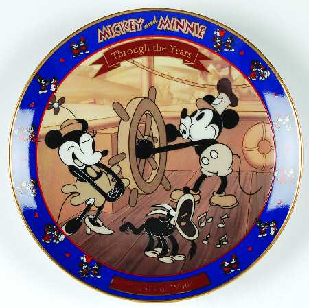 Mickey &amp; Minnie Through the Years by Bradford Exchange