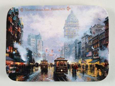 Postcards From Thomas Kinkade Market Street-San Francisco - No Box