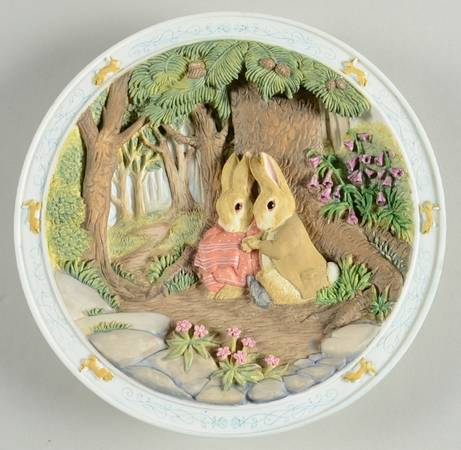 Peter Rabbit & Benjamin Bunny Beside His Cousin - No Box