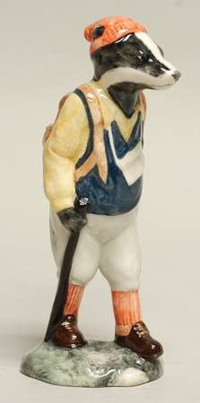 English Country Folk Hiker Badger-Style One - No Box