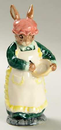 English Country Folk Mrs Rabbit Baking-Style Two - Boxed