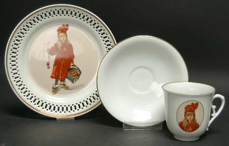 Carl Larsson Giftware Iduna/Brita With Candles - Boxed