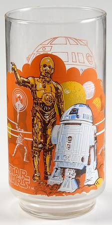 Star Wars Glassware R2-D2 And C-3po - No Box